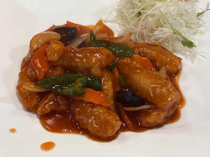 白身魚の甘酢